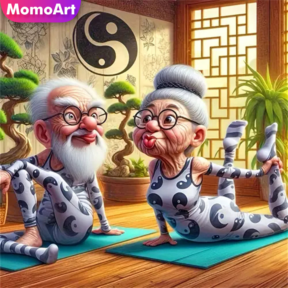 Momoart Old People Diamond Mos - Photo Mosaic Print recension och pris