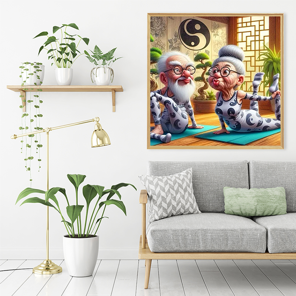 Momoart Old People Diamond Mos - Photo Mosaic Print recension och pris