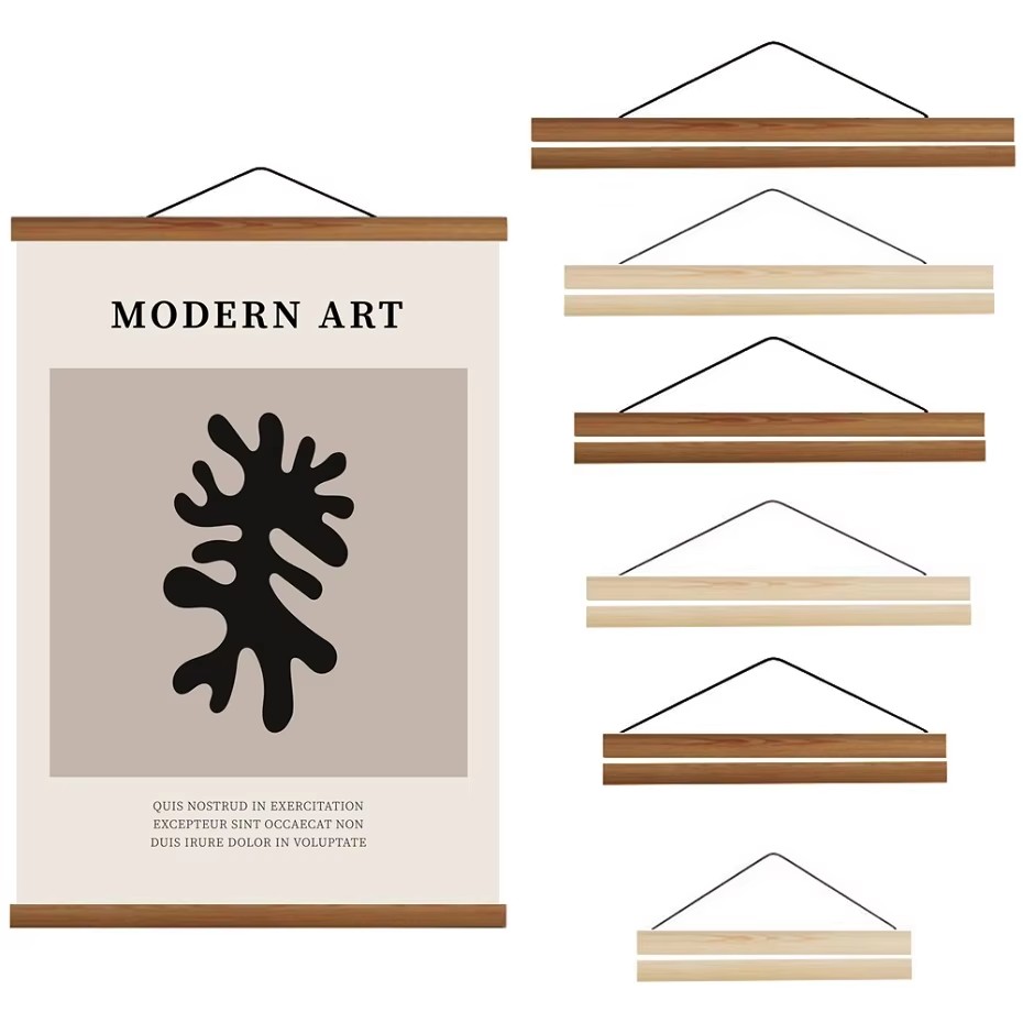 7 Colors 30 40 50cm Magnatic P - Engraved Wood Frame recension och pris