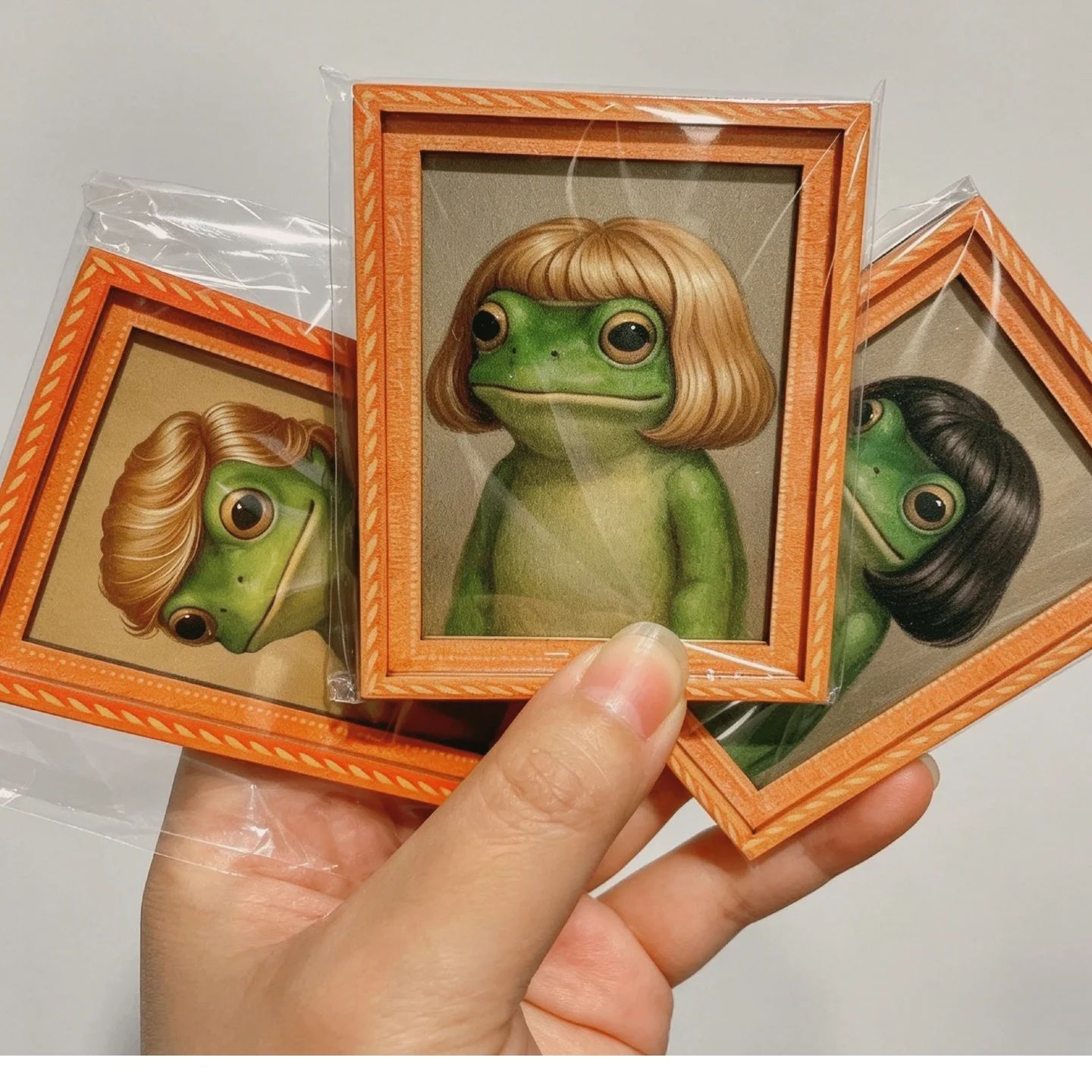 Mini Wooden Photo Frame Frog F - Engraved Wood Frame recension och pris