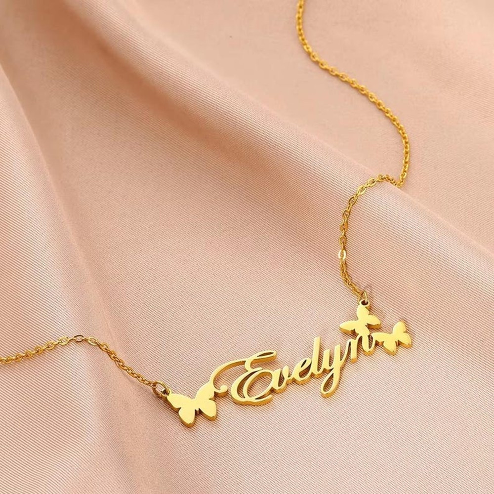 Custom Name Necklace Personali - Birth Flower Necklace recension och pris