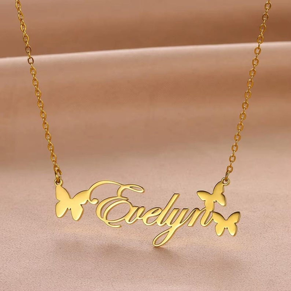 Custom Name Necklace Personali - Birth Flower Necklace recension och pris