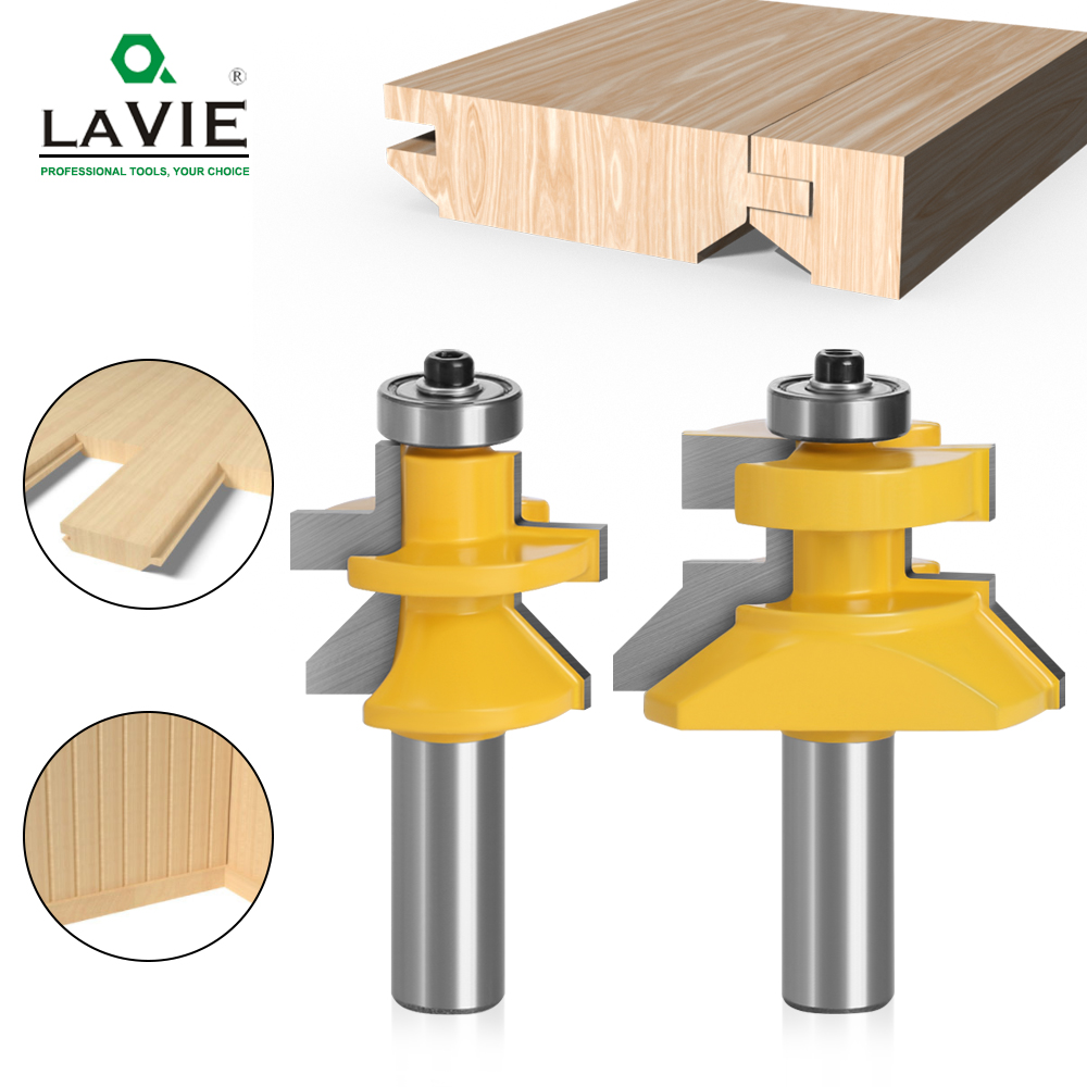 LAVIE 2pcs 12mm 1/2 Shank 120  - Engraved Wood Frame recension och pris