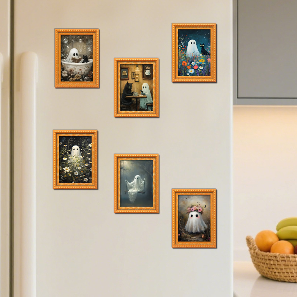 Creative 3d Halloween Fridge M - Engraved Wood Frame recension och pris
