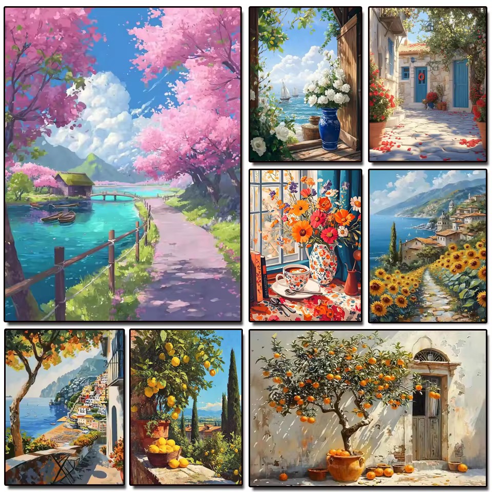 Diamond Painting Mediterranean - Photo Mosaic Print recension och pris