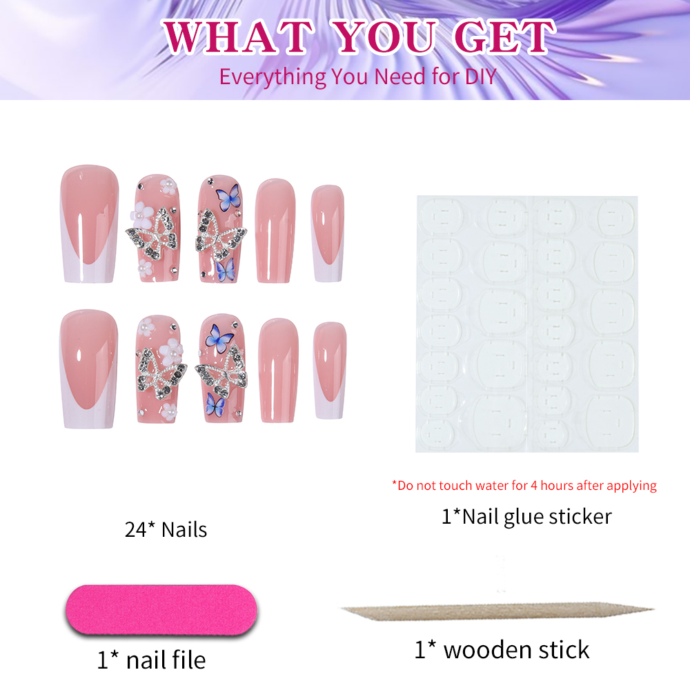 Get Glamorous with, 24Pcs 3D a - Pressed Flower Art recension och pris