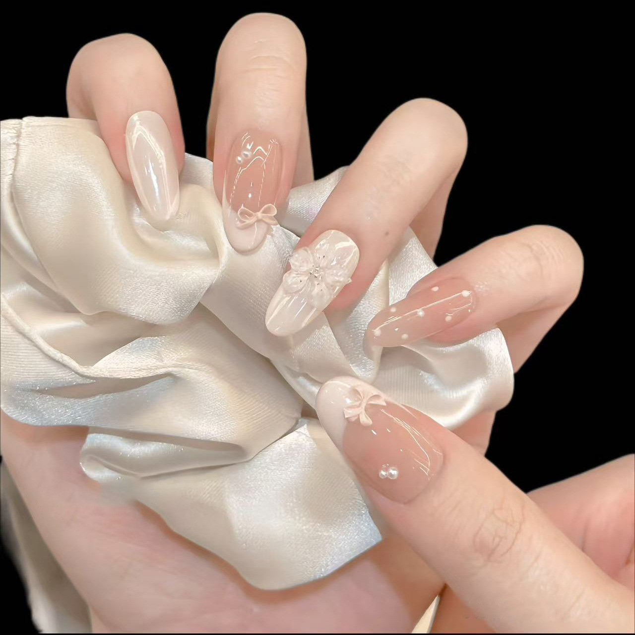 10Pcs Milky Nude Gentle Handma - Pressed Flower Art recension och pris